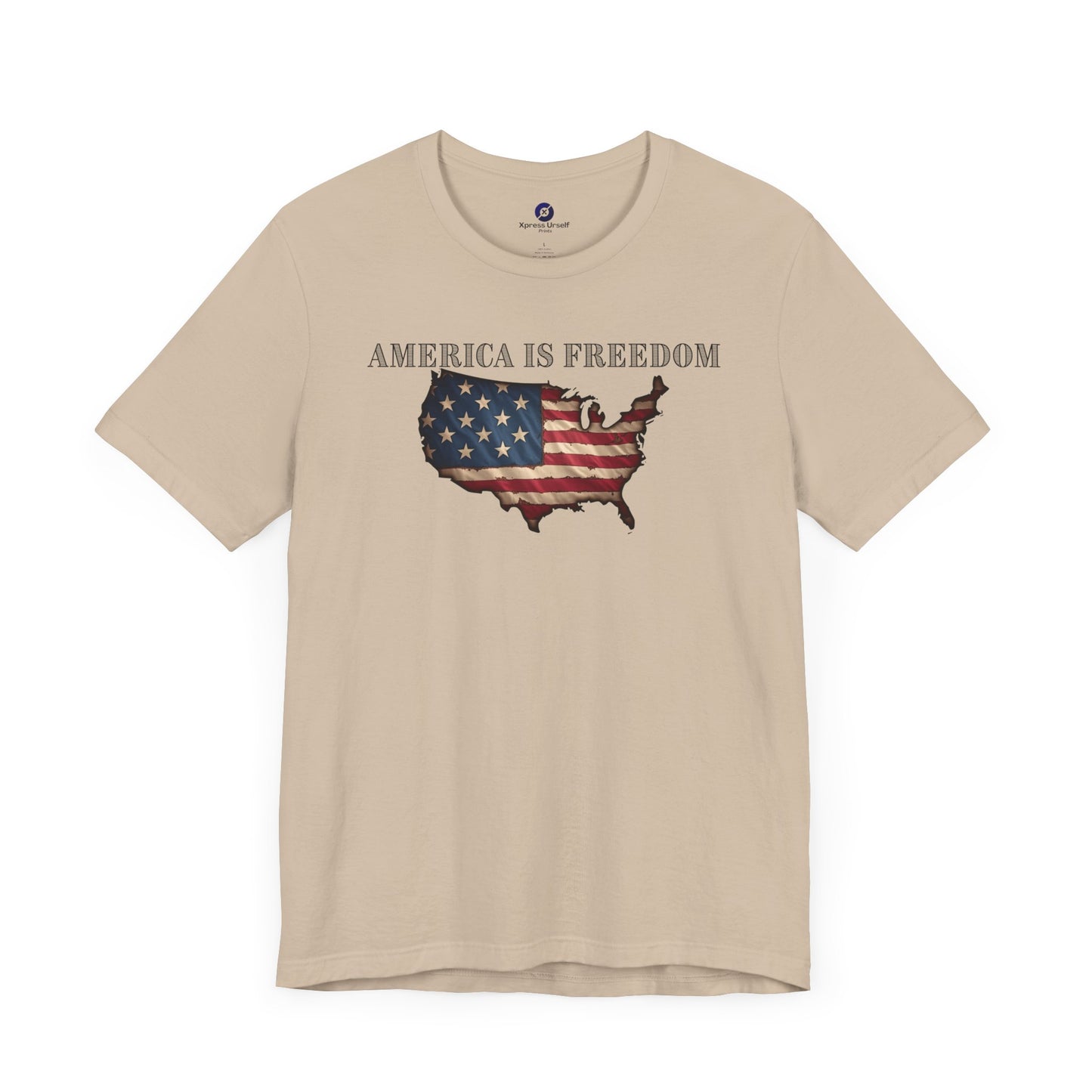 Patriotic Freedom T-Shirt - America Is Freedom Graphic Tee
