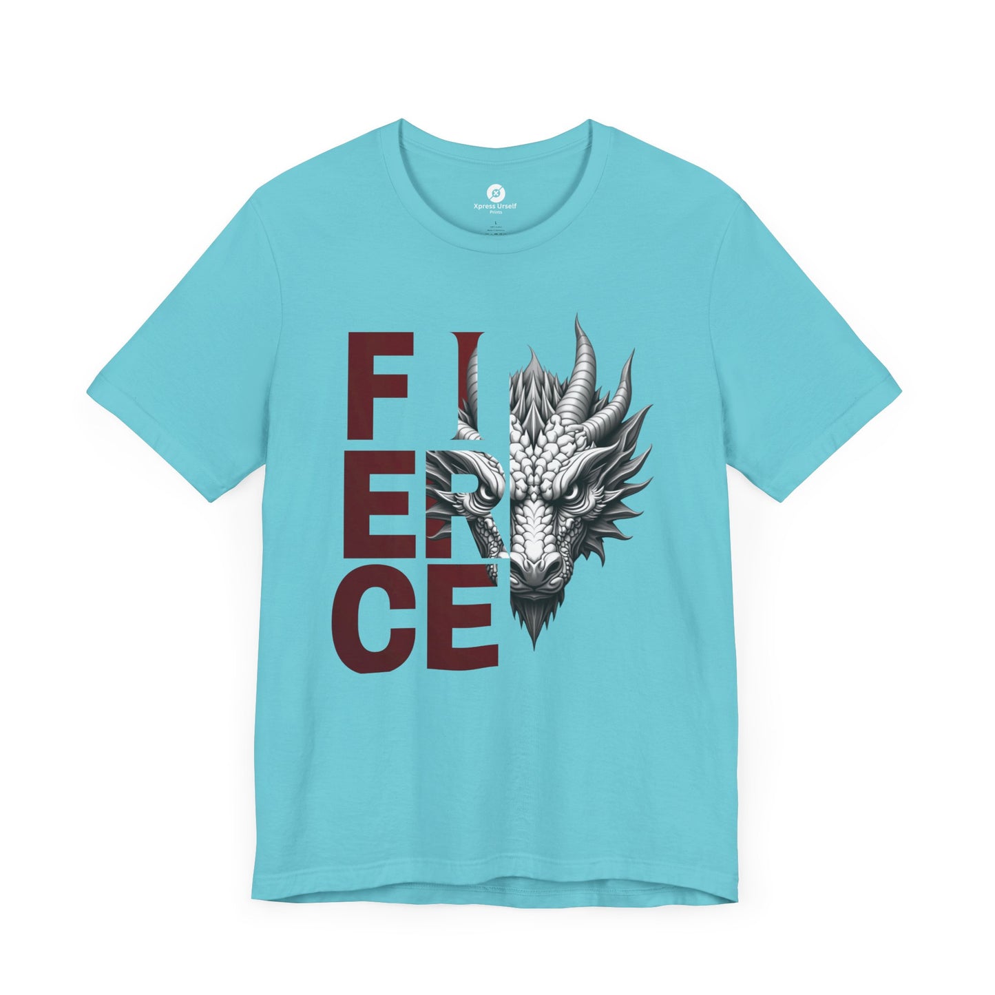 Fierce Dragon Unisex Short Sleeve Tee - Perfect for Fantasy Lovers