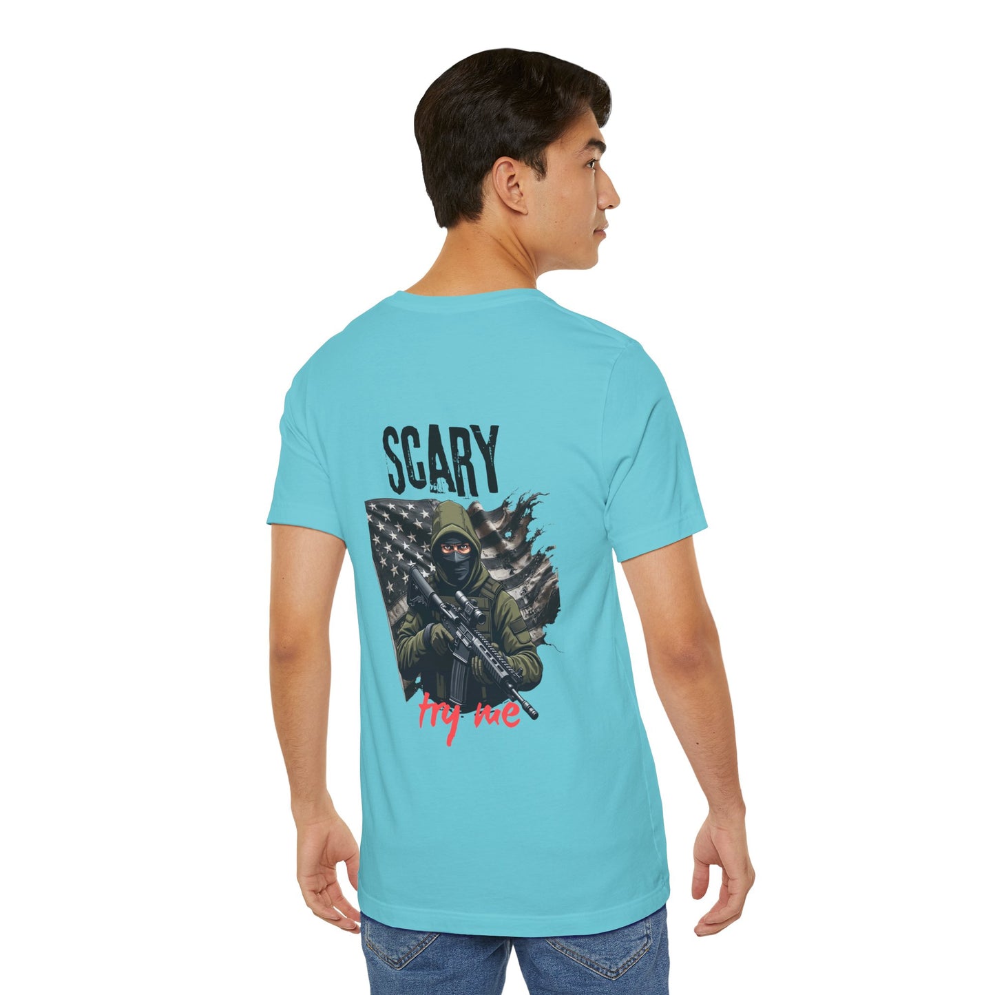 Defender Graphic Tee - Unisex Short Sleeve Shirt for Bold Statement Makers