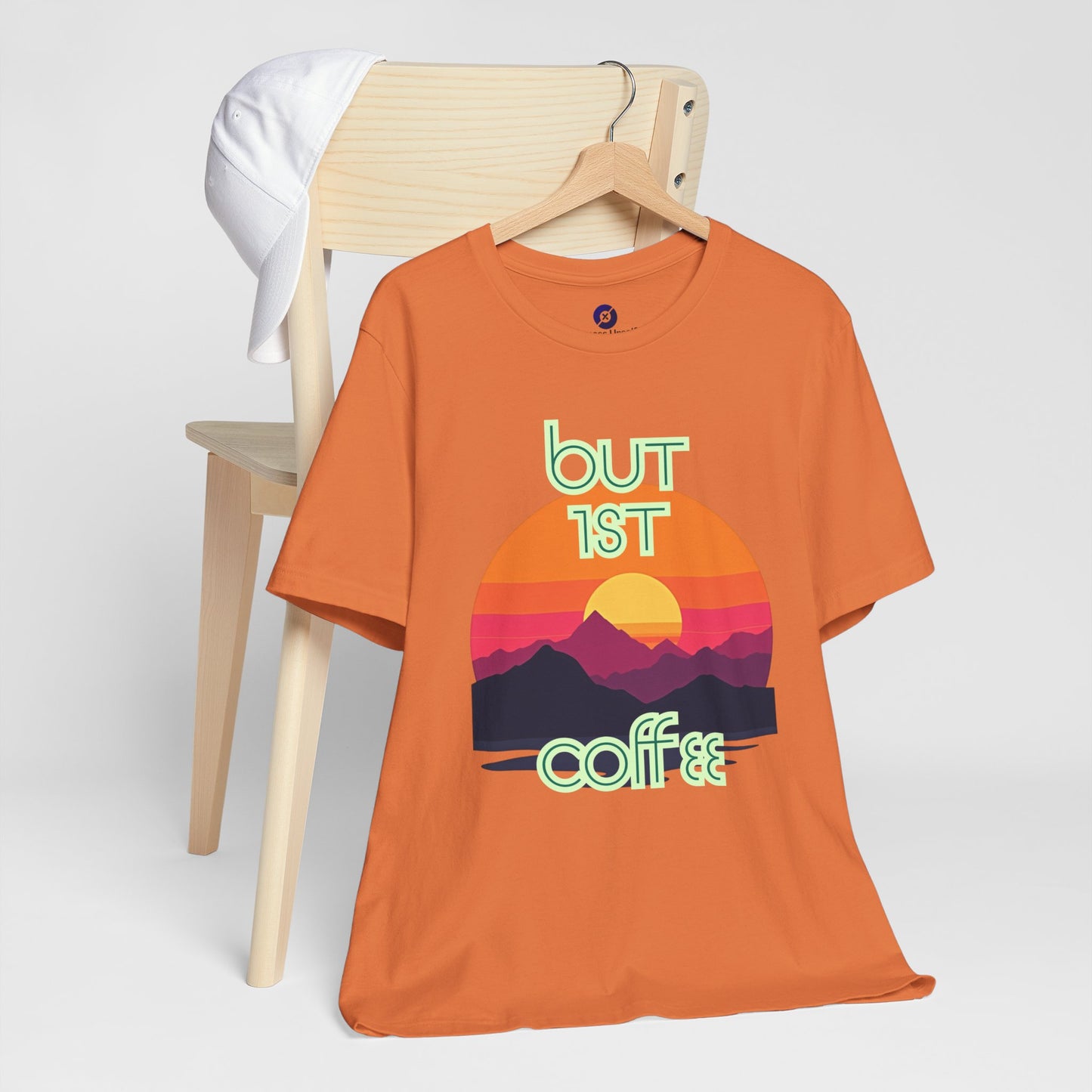 But First Coffee Unisex Jersey Tee - Fun Graphic Tee for Coffee Lovers