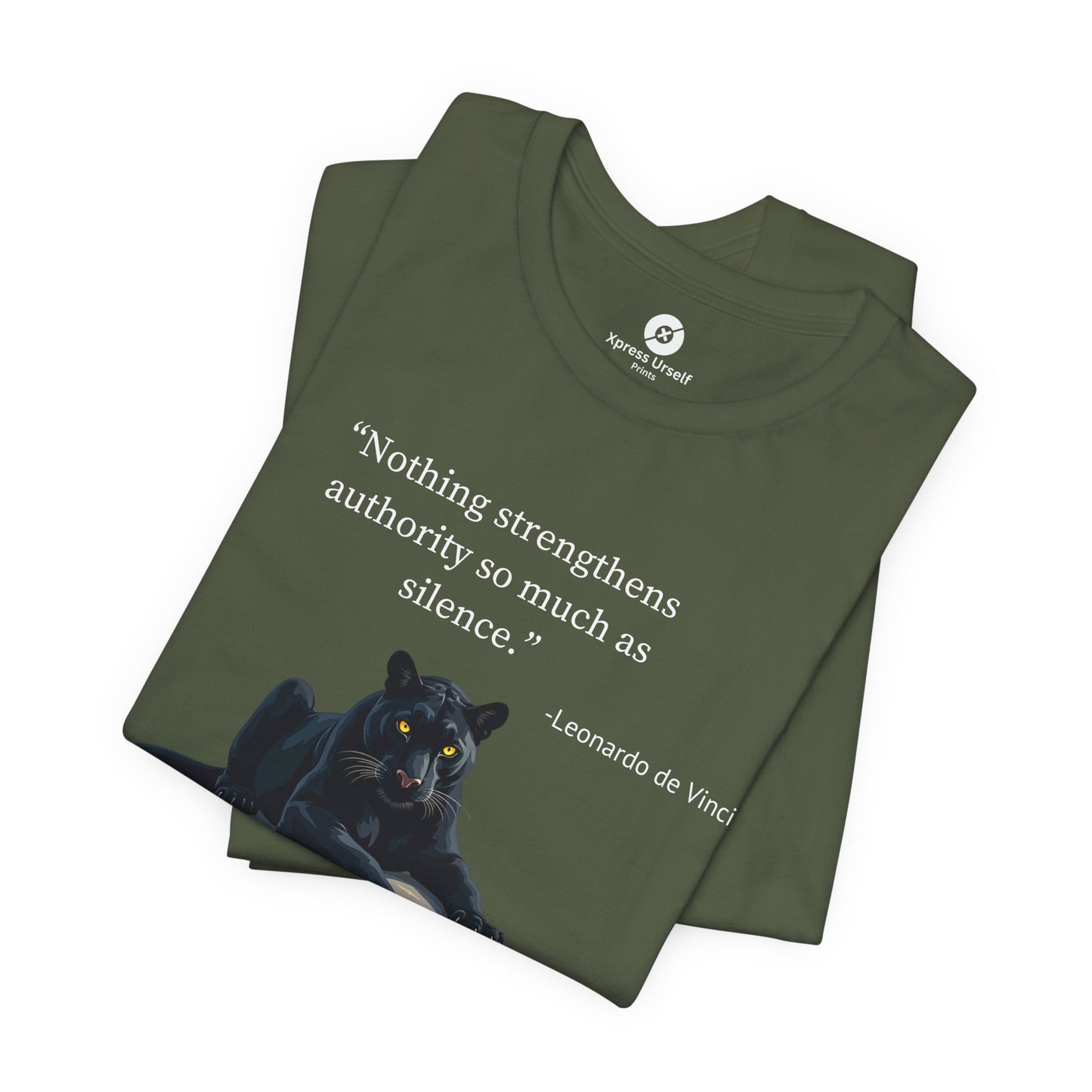 Inspirational Panther Quote Tee - Unisex Jersey Short Sleeve T-Shirt