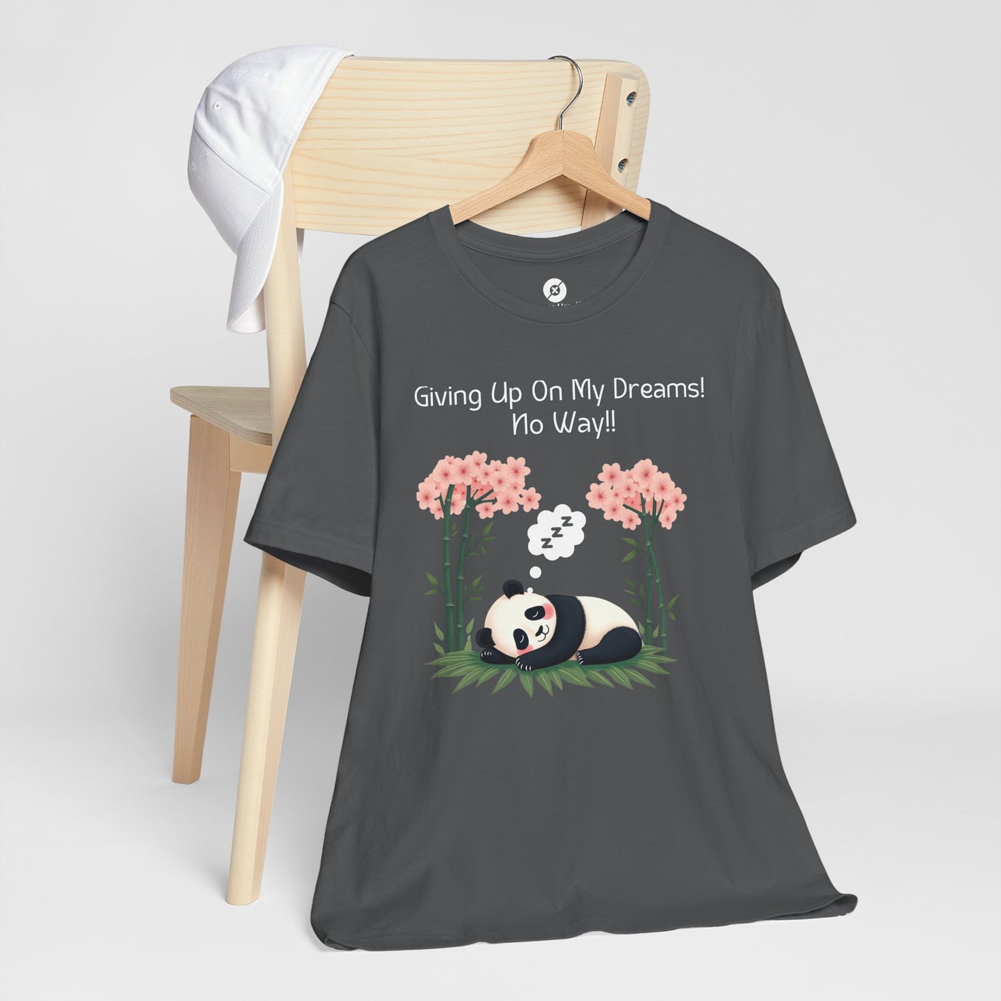 Panda Dreams Short Sleeve Tee - Inspirational Fun Graphic Tee