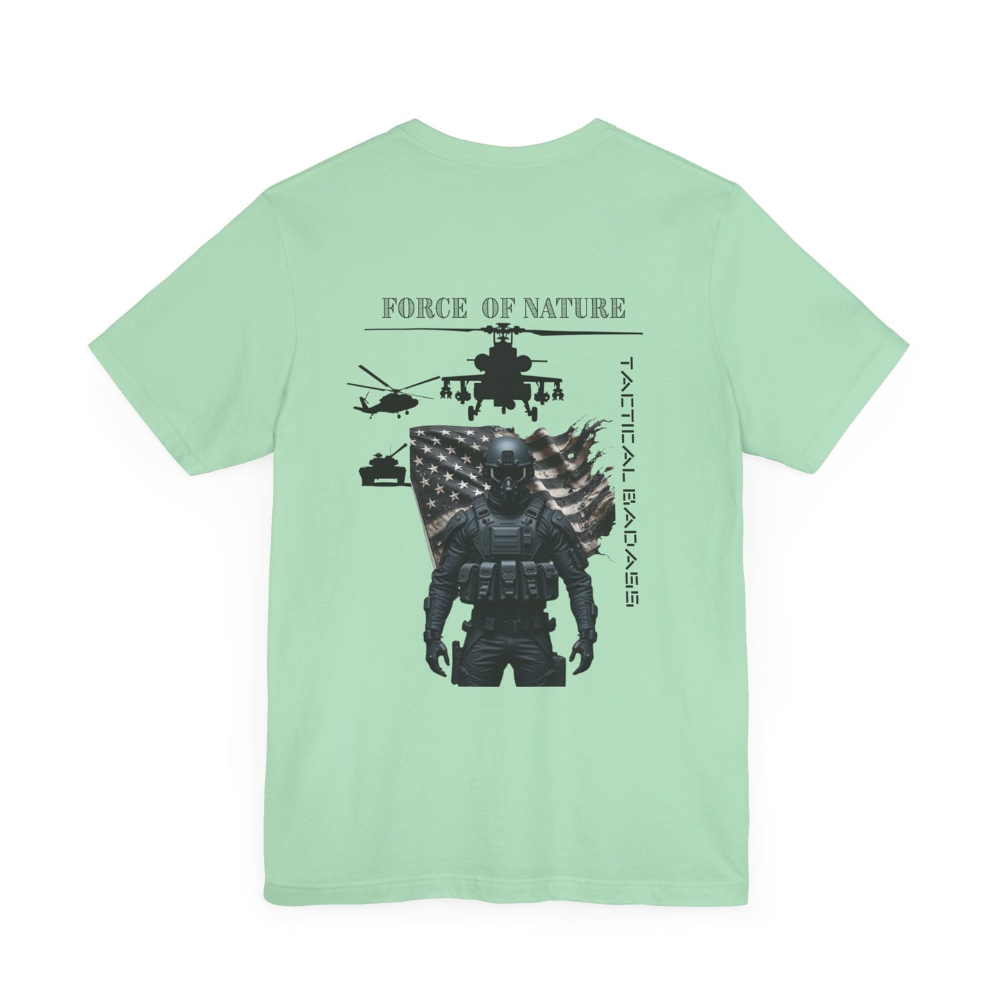 Unisex Tactical Force of Nature Tee - Military Inspired Short Sleeve Shirt