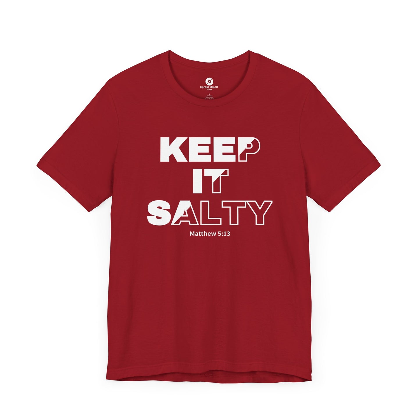 Keep It Salty Unisex Tee - Casual Christian Quote Shirt