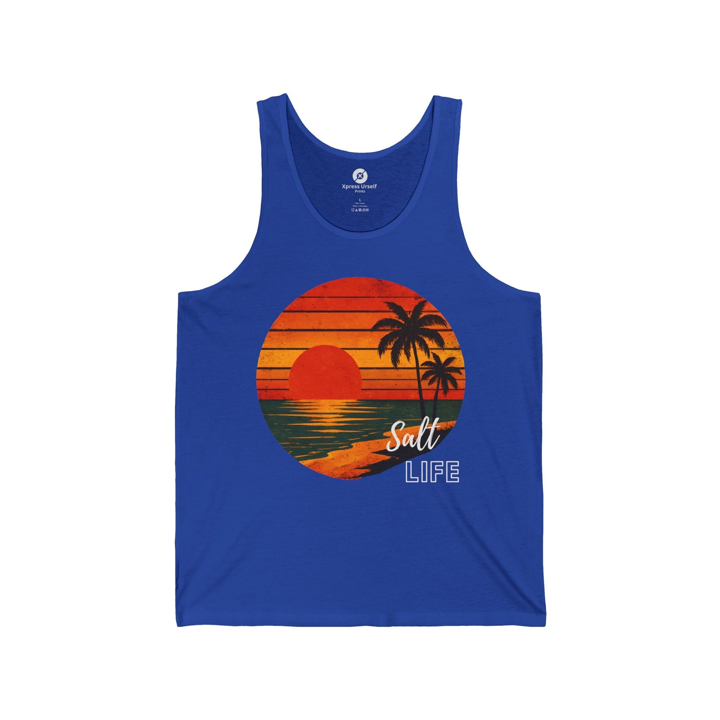 Sunset Beach Vibes Tank | Perfect for Summer, Vacation Attire, Gift for Beach Lovers, Retro Style, Pool Days