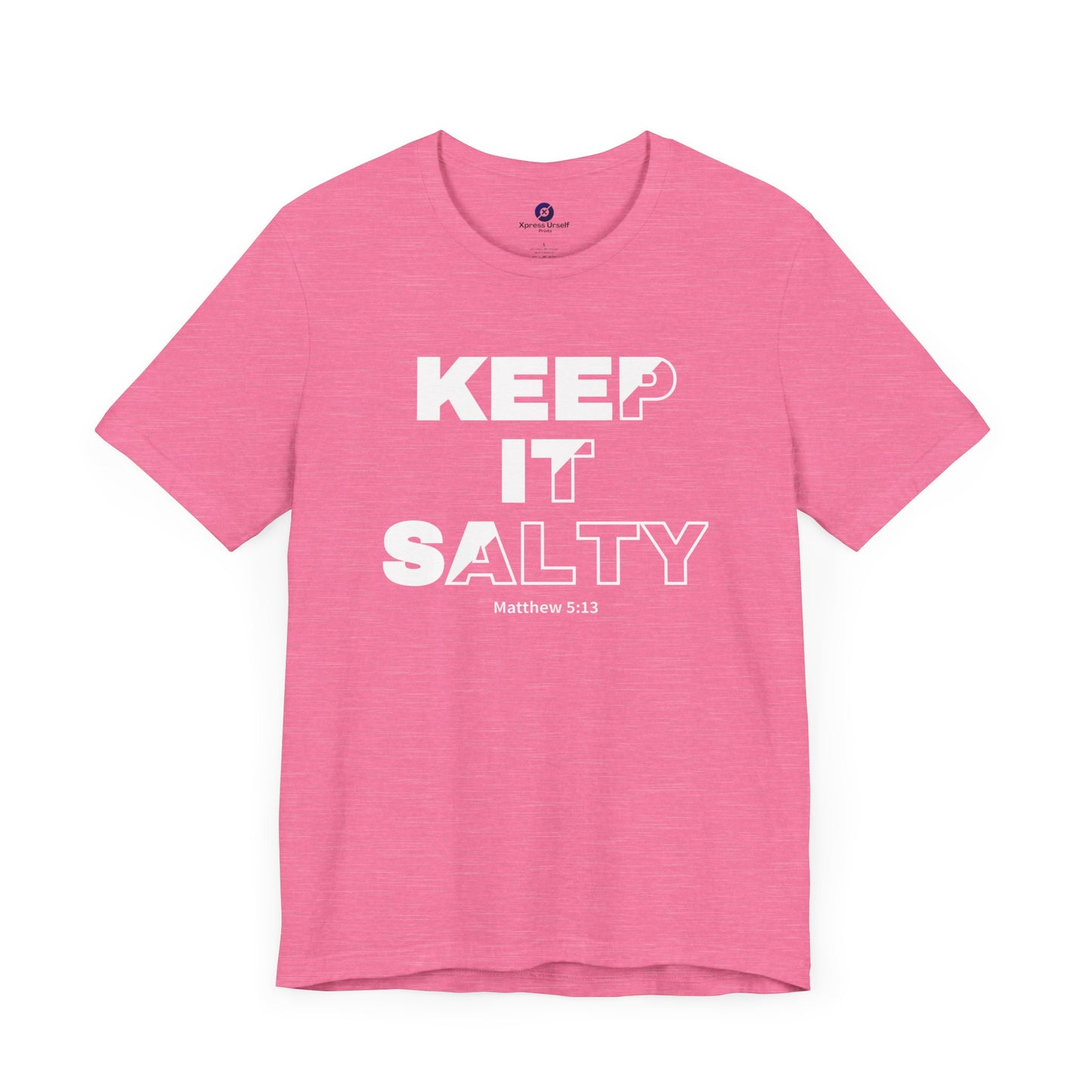 Keep It Salty Unisex Tee - Casual Christian Quote Shirt