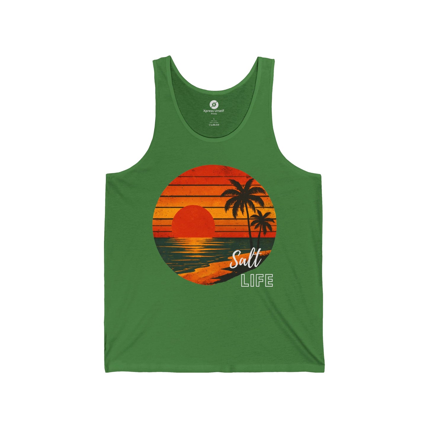 Sunset Beach Vibes Tank | Perfect for Summer, Vacation Attire, Gift for Beach Lovers, Retro Style, Pool Days