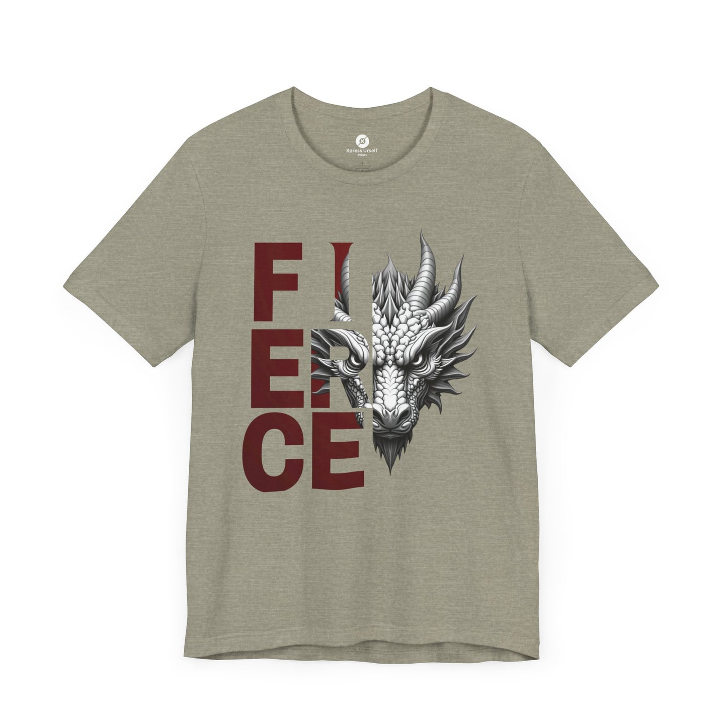 Fierce Dragon Unisex Short Sleeve Tee - Perfect for Fantasy Lovers