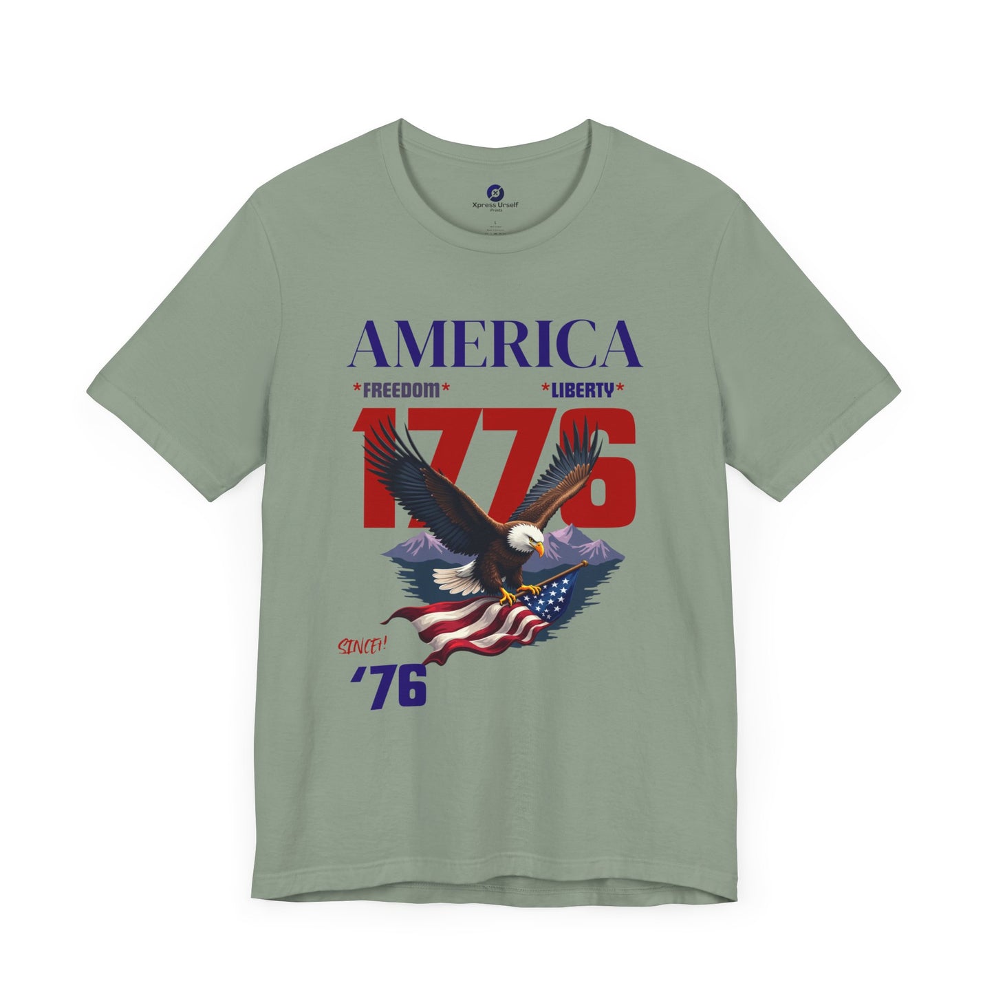 Patriotic Eagle Graphic Tee | Freedom & Liberty Design