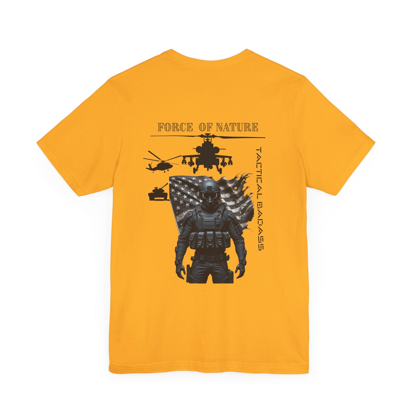Unisex Tactical Force of Nature Tee - Military Inspired Short Sleeve Shirt