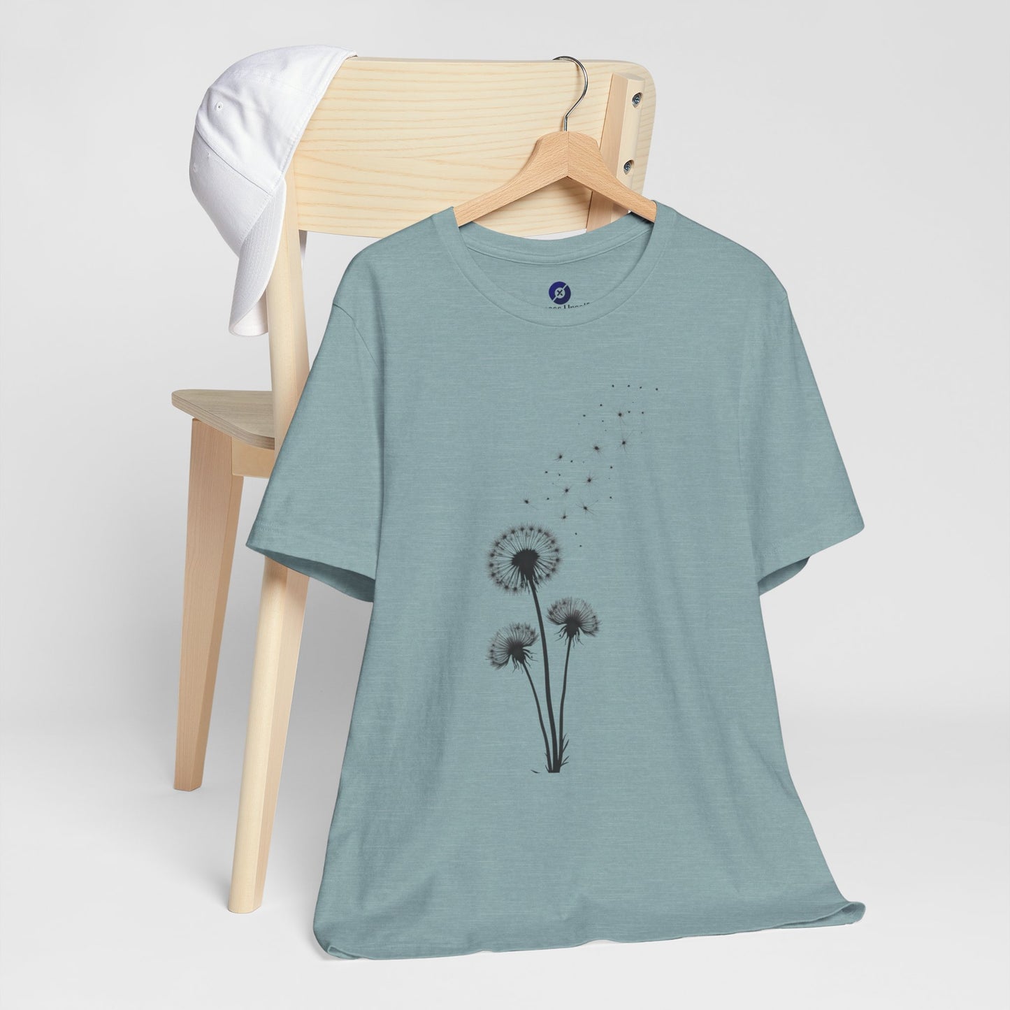 Dandelion Dreams Unisex Jersey Short Sleeve Tee - Nature-Inspired Tee for Relaxed Vibes