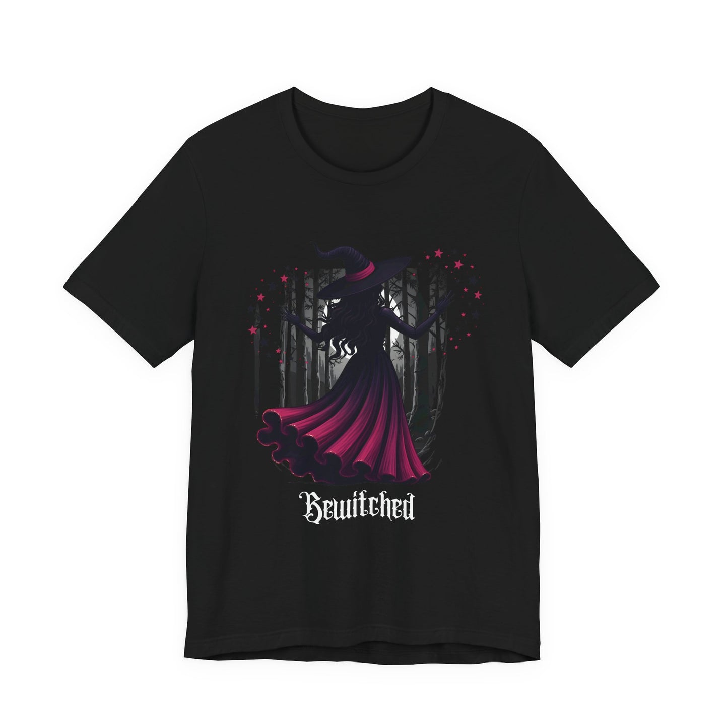 Bewitched Witch Tee | Unisex Jersey T-Shirt, Halloween Apparel, Witchcraft Shirt, Spooky Gift, Autumn Fashion
