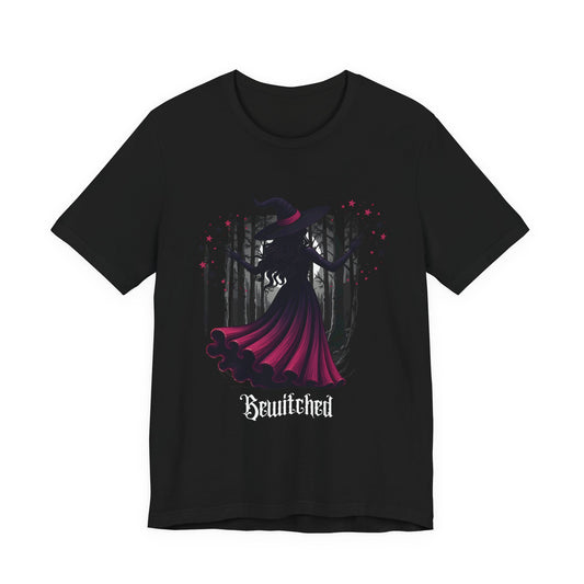 Bewitched Witch Tee | Unisex Jersey T-Shirt, Halloween Apparel, Witchcraft Shirt, Spooky Gift, Autumn Fashion