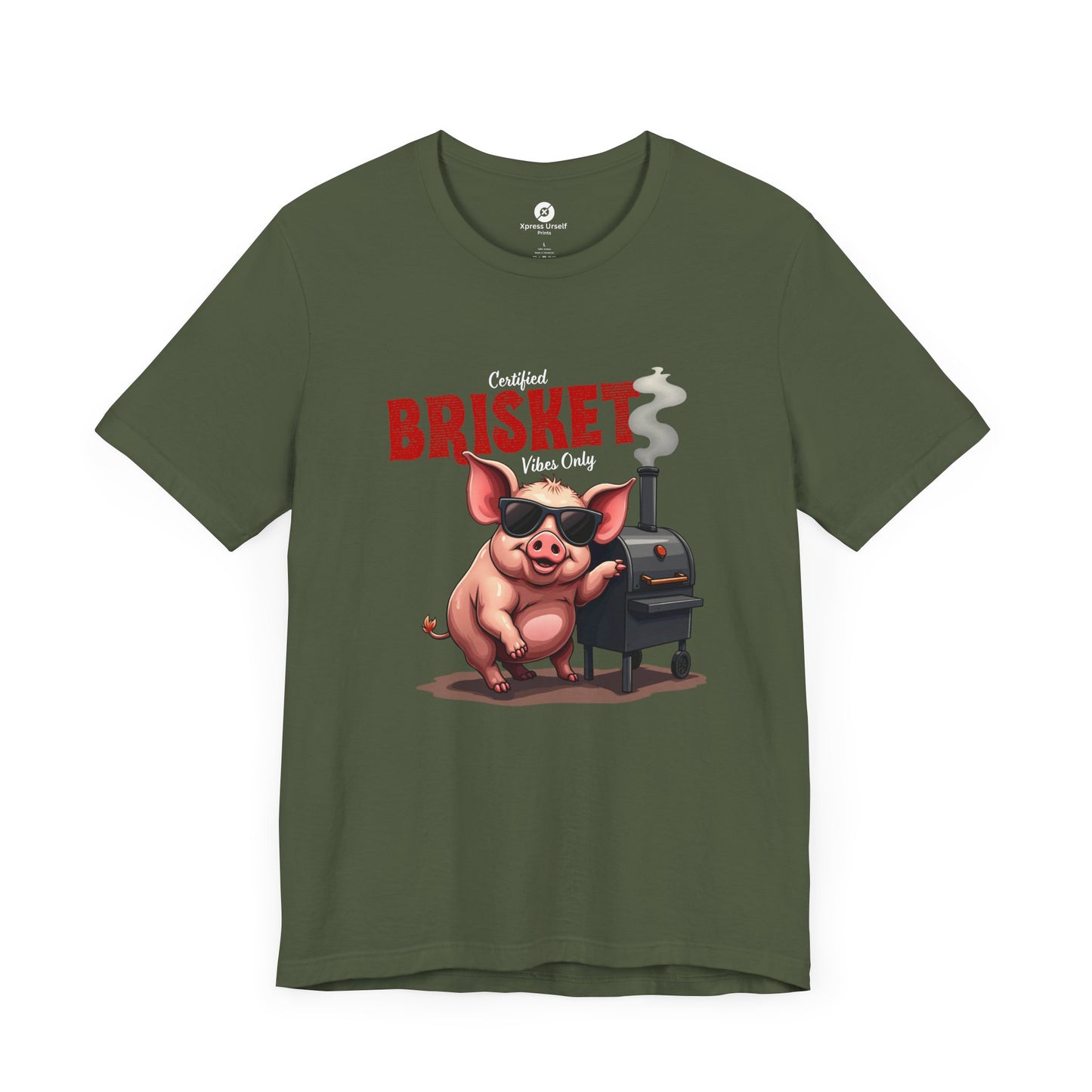 Cooked Brisket BBQ Pig T-Shirt - Perfect for Grill Lovers