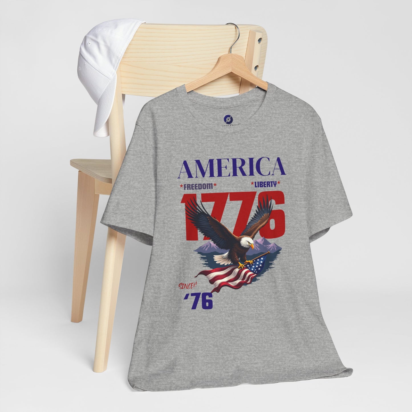 Patriotic Eagle Graphic Tee | Freedom & Liberty Design