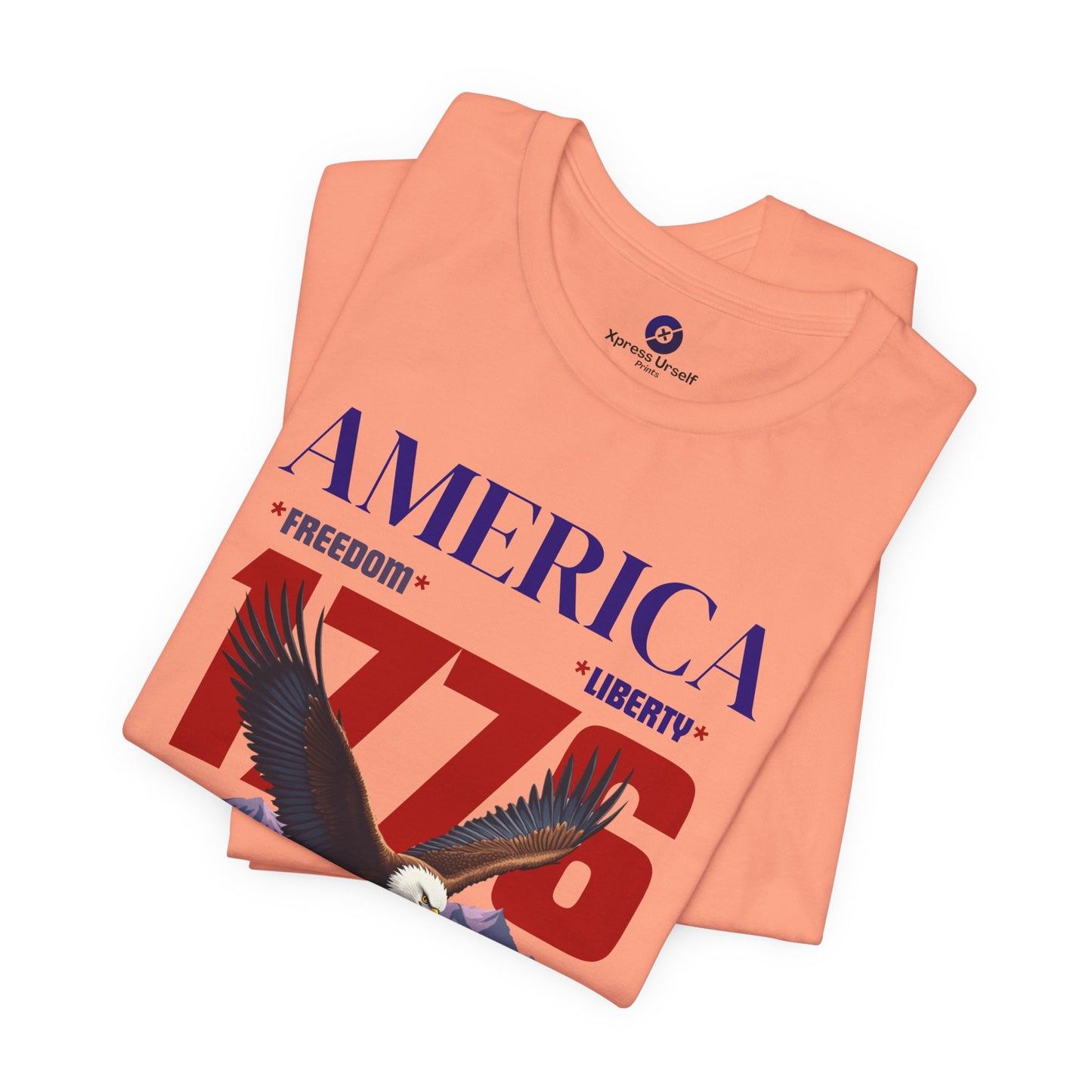 Patriotic Eagle Graphic Tee | Freedom & Liberty Design