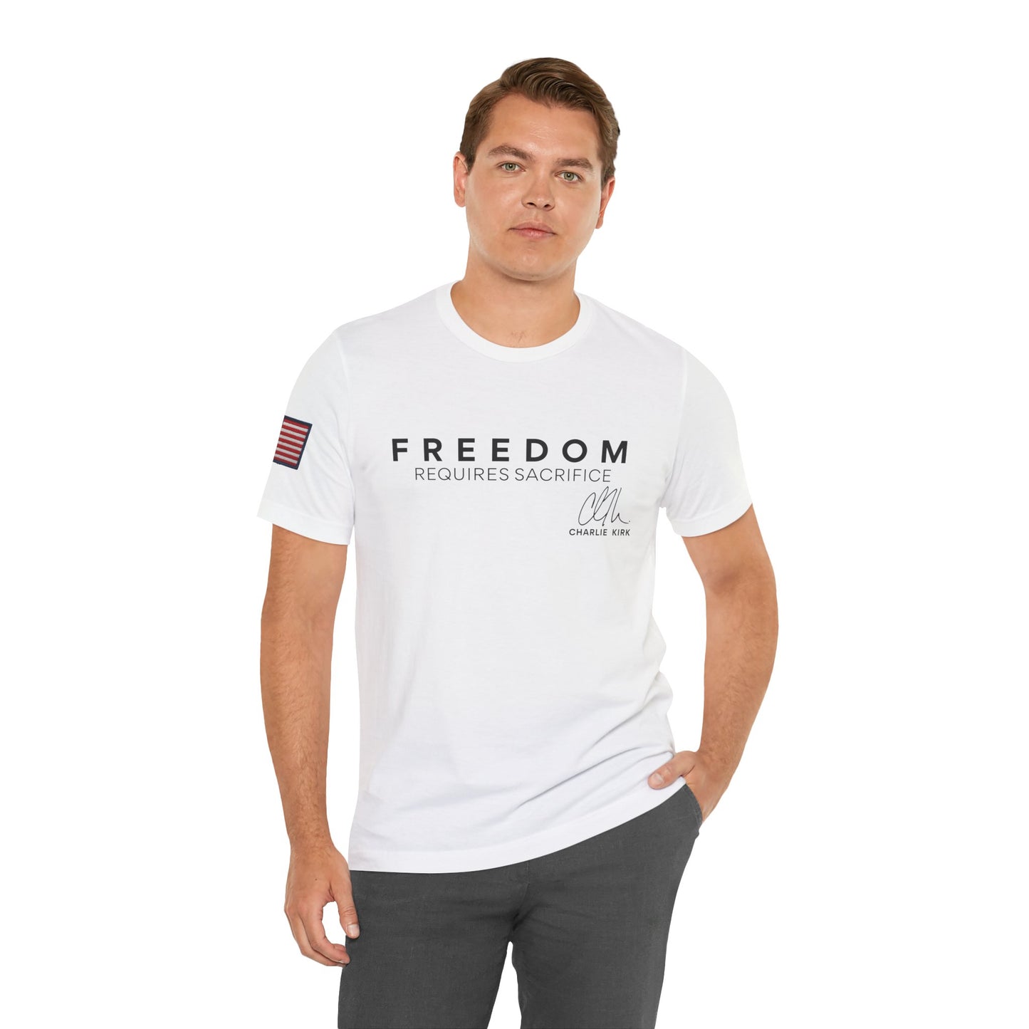 Unisex Freedom and Hero Tribute Tee - Perfect for Memorials, Patriotic Events, Gifts, Fundraisers, Everyday Wear