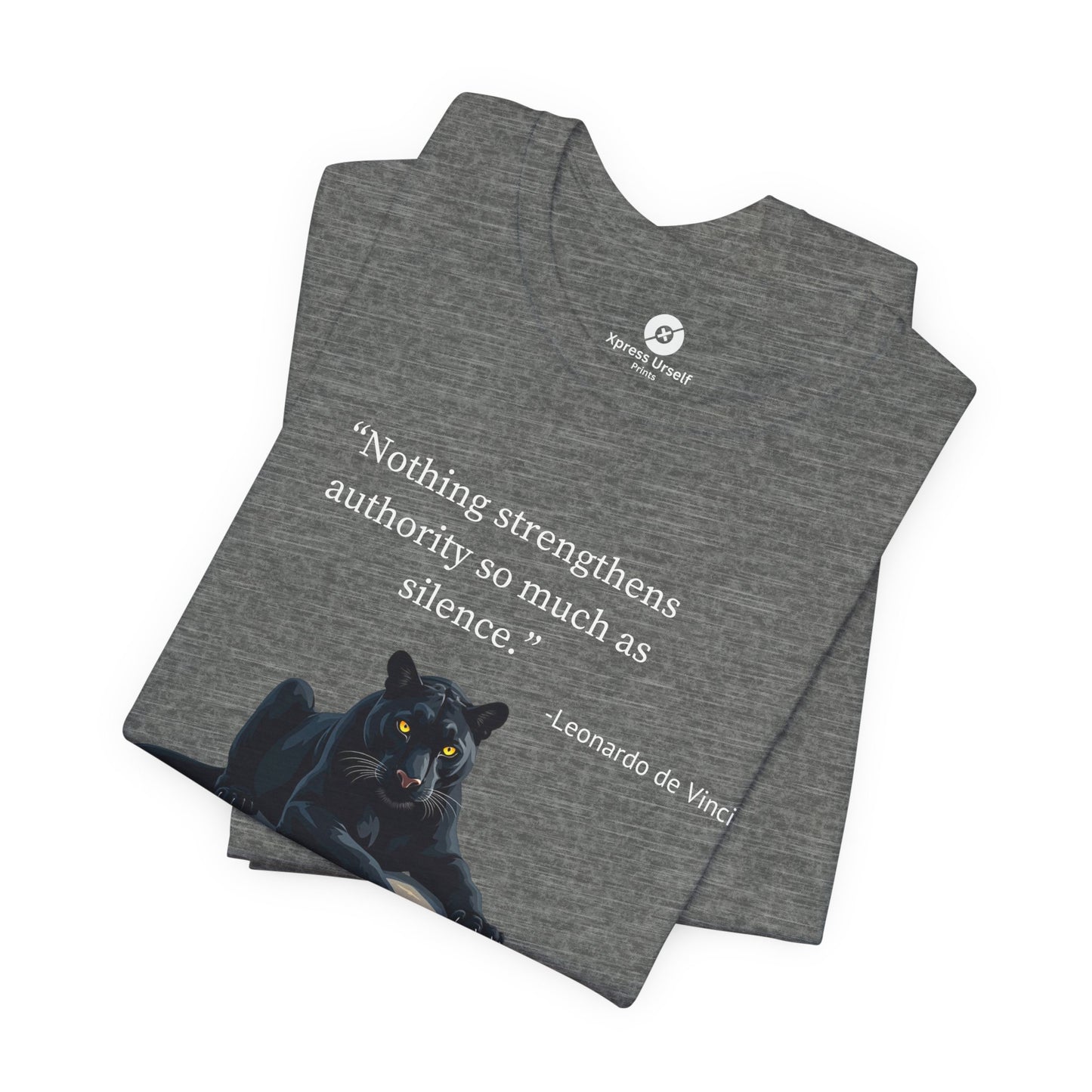 Inspirational Panther Quote Tee - Unisex Jersey Short Sleeve T-Shirt