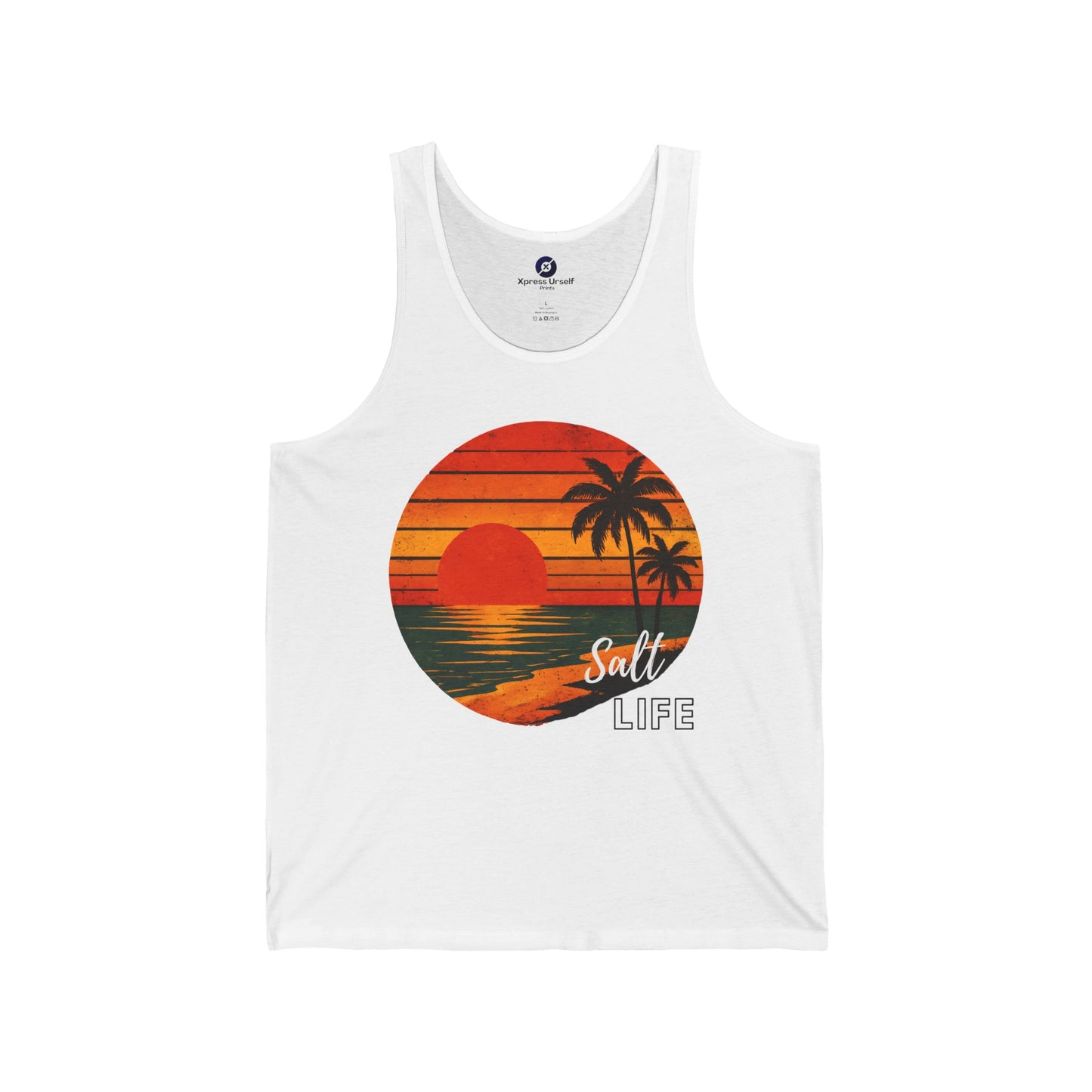 Sunset Beach Vibes Tank | Perfect for Summer, Vacation Attire, Gift for Beach Lovers, Retro Style, Pool Days