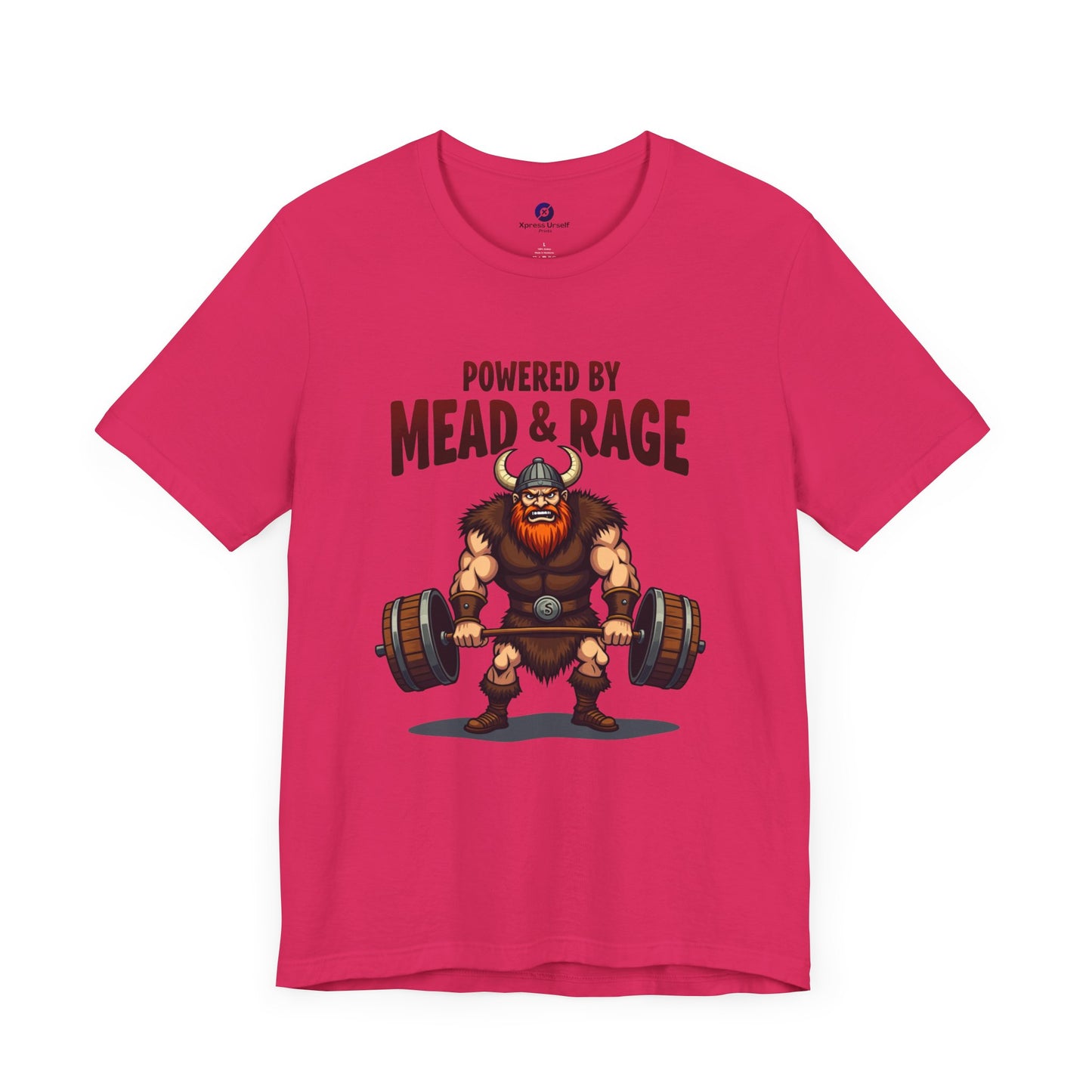 Powered by Mead & Rage Unisex Gym Tee