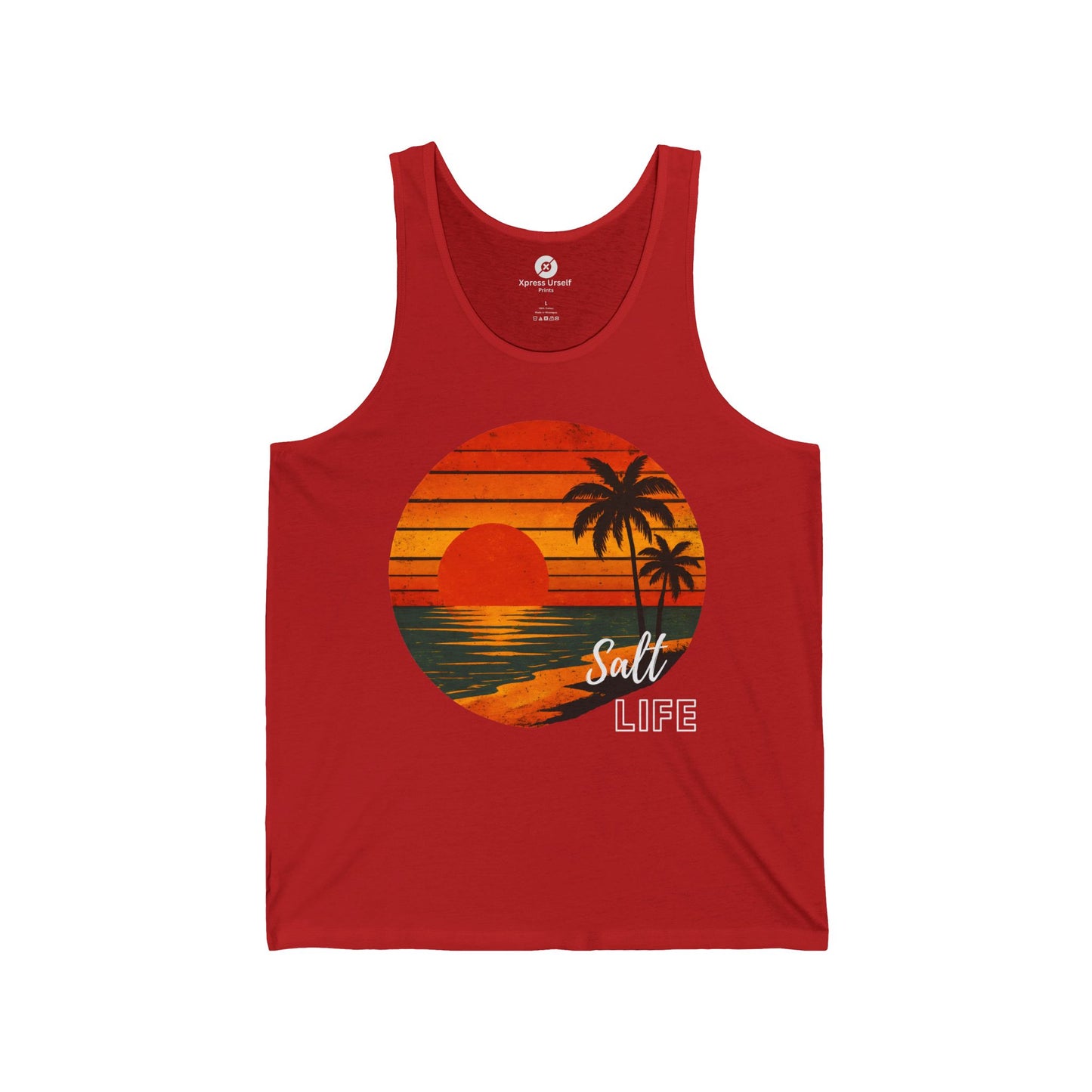 Sunset Beach Vibes Tank | Perfect for Summer, Vacation Attire, Gift for Beach Lovers, Retro Style, Pool Days
