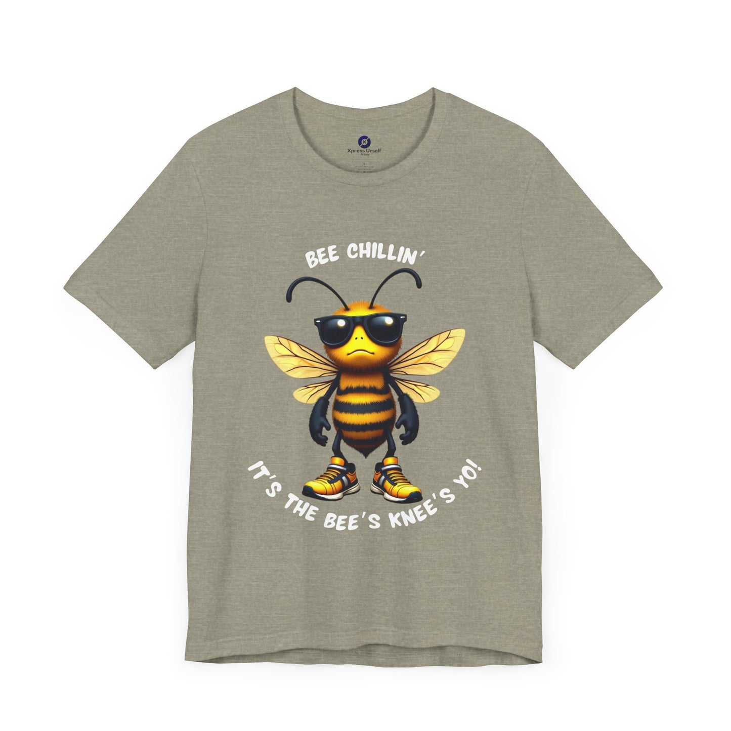 Bee Chillin' Unisex Tee - Fun Graphic Shirt for Summer, Gifts for Nature Lovers, Bee Themed Clothing, Casual Wear, Birthday Gift