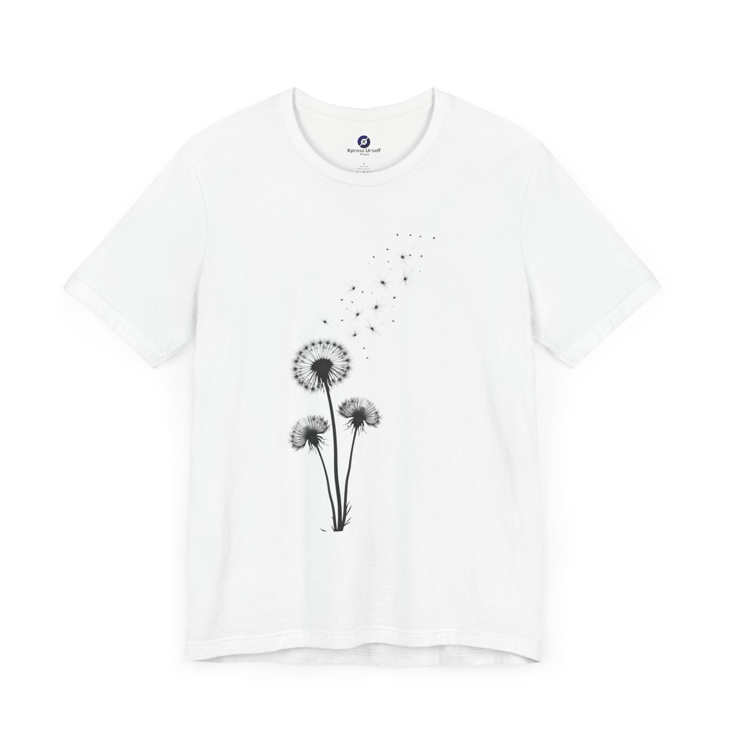 Dandelion Dreams Unisex Jersey Short Sleeve Tee - Nature-Inspired Tee for Relaxed Vibes