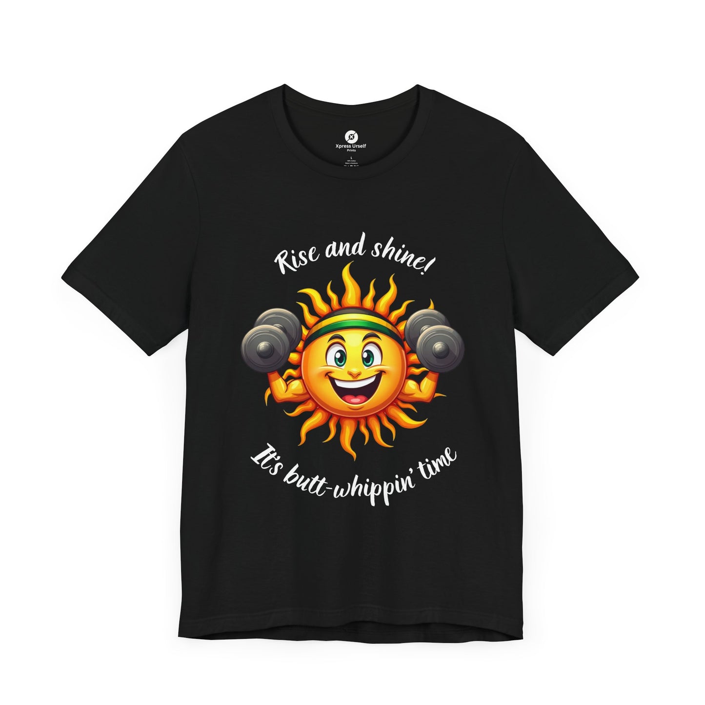 Rise and Shine Gym Tee - Unisex Jersey Short Sleeve T-Shirt for Fitness Lovers