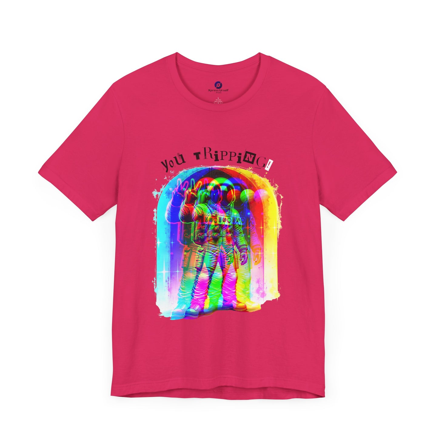 Colorful Astronaut Graphic Tee - "You Trippin"