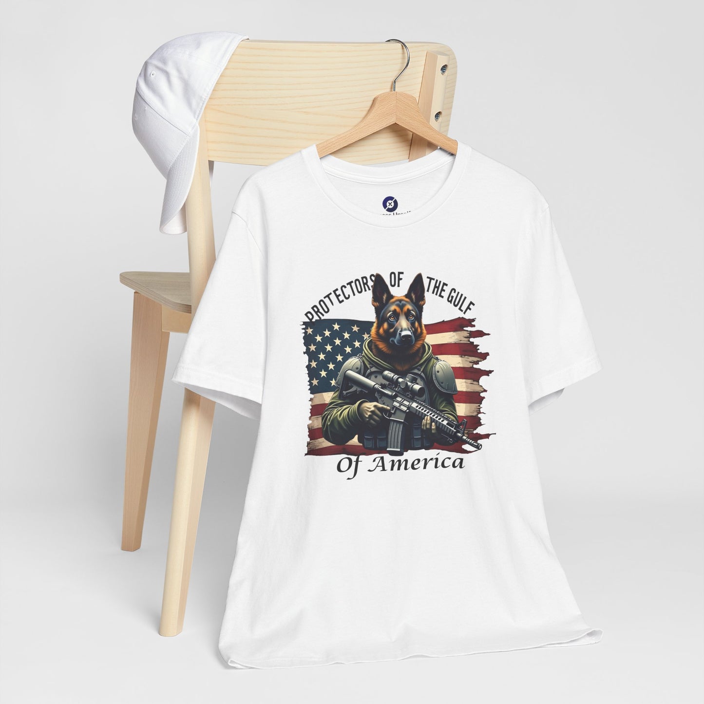 Patriotic Graphic Tee - Protectors of the Gulf