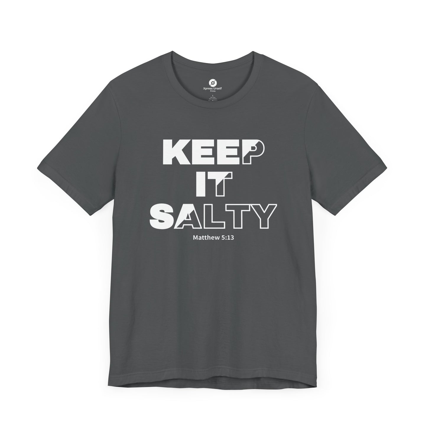 Keep It Salty Unisex Tee - Casual Christian Quote Shirt