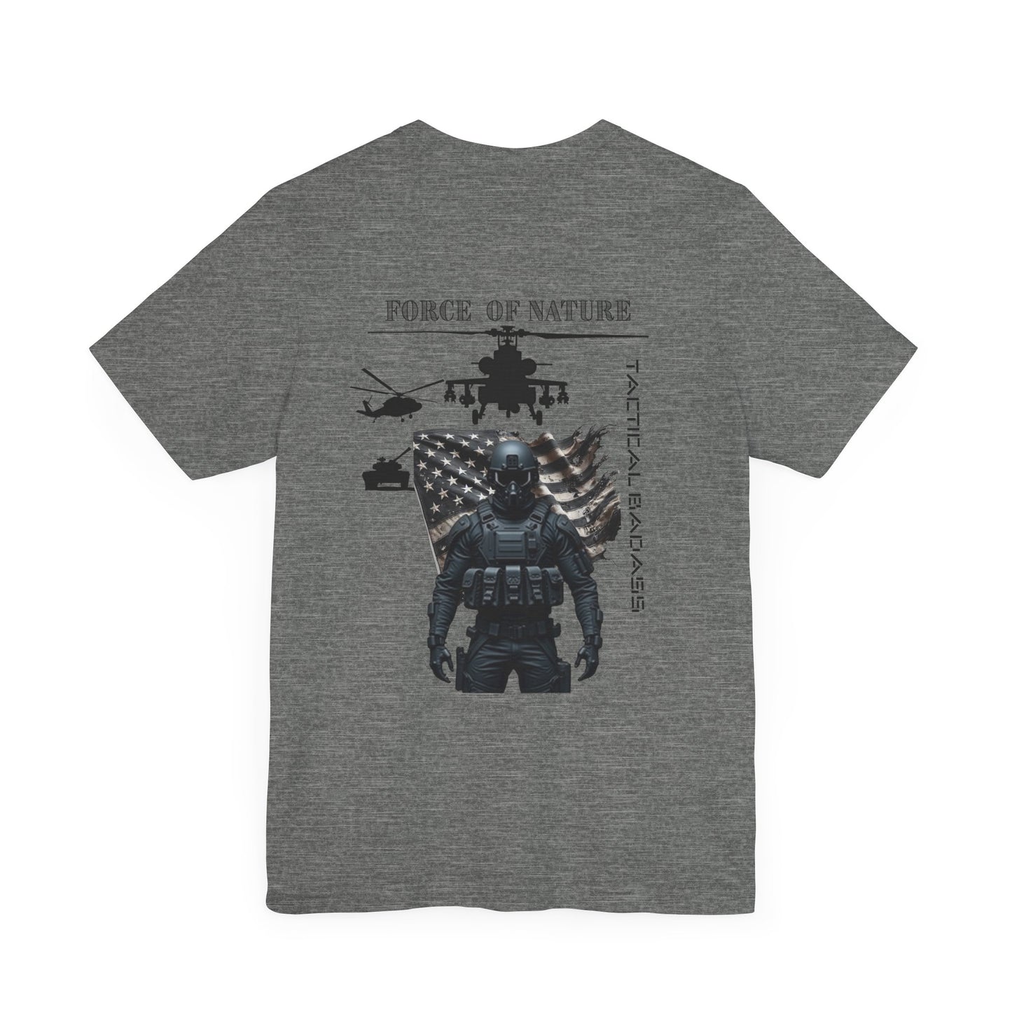 Unisex Tactical Force of Nature Tee - Military Inspired Short Sleeve Shirt
