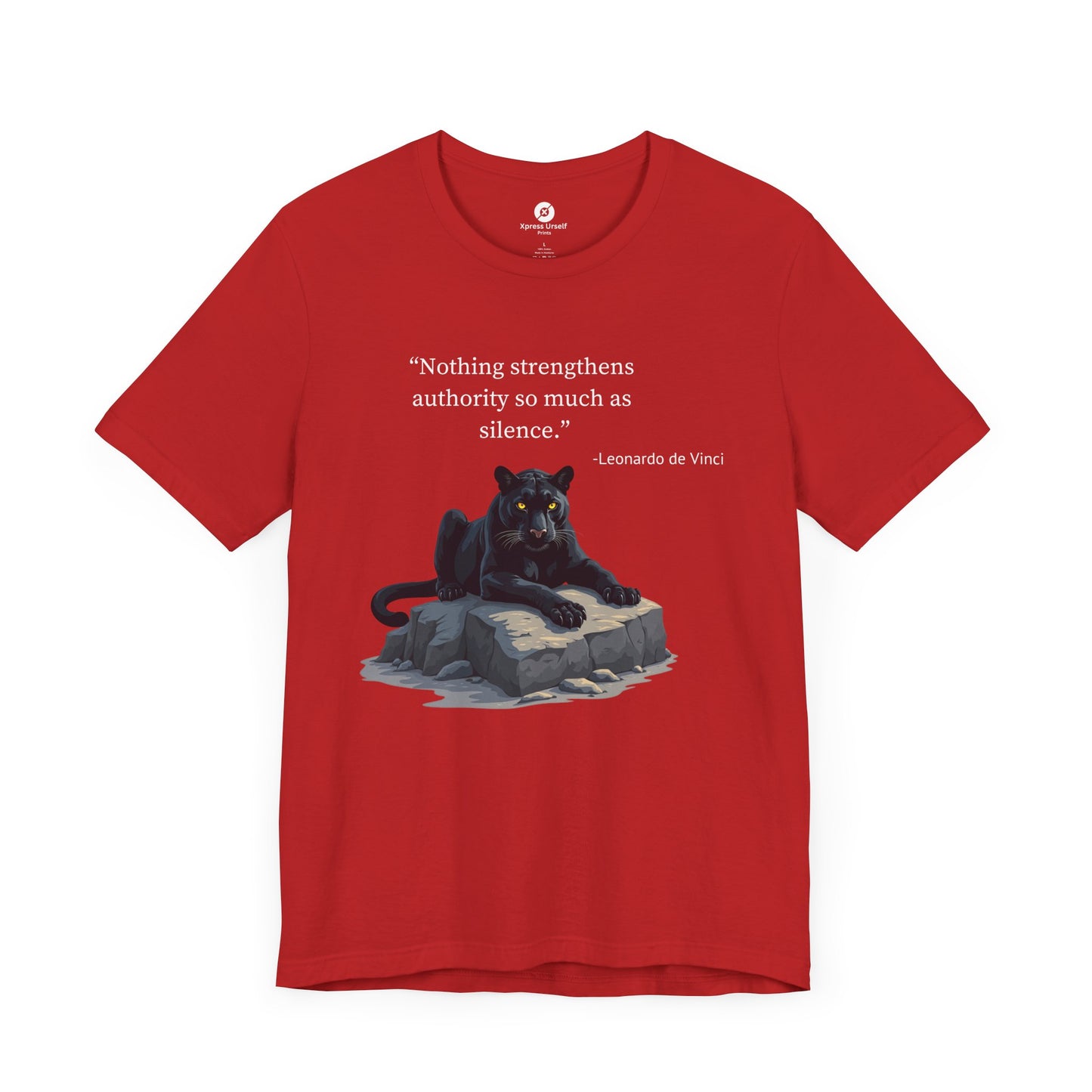 Inspirational Panther Quote Tee - Unisex Jersey Short Sleeve T-Shirt